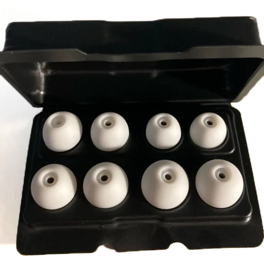 Replacement Silicone Earbud Tips - small, medium, large - compatible w/ Raycon